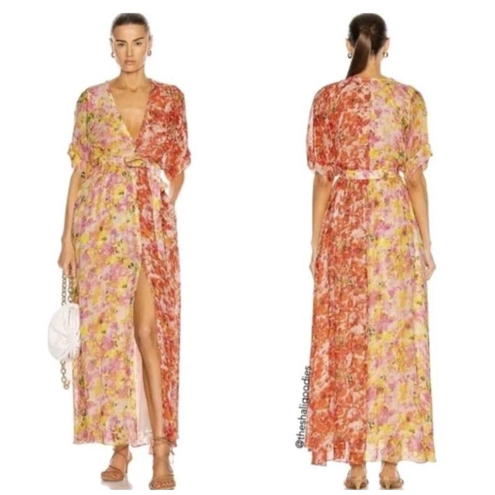 Rococo Sand Nesh Maxi floral dress sz Medium